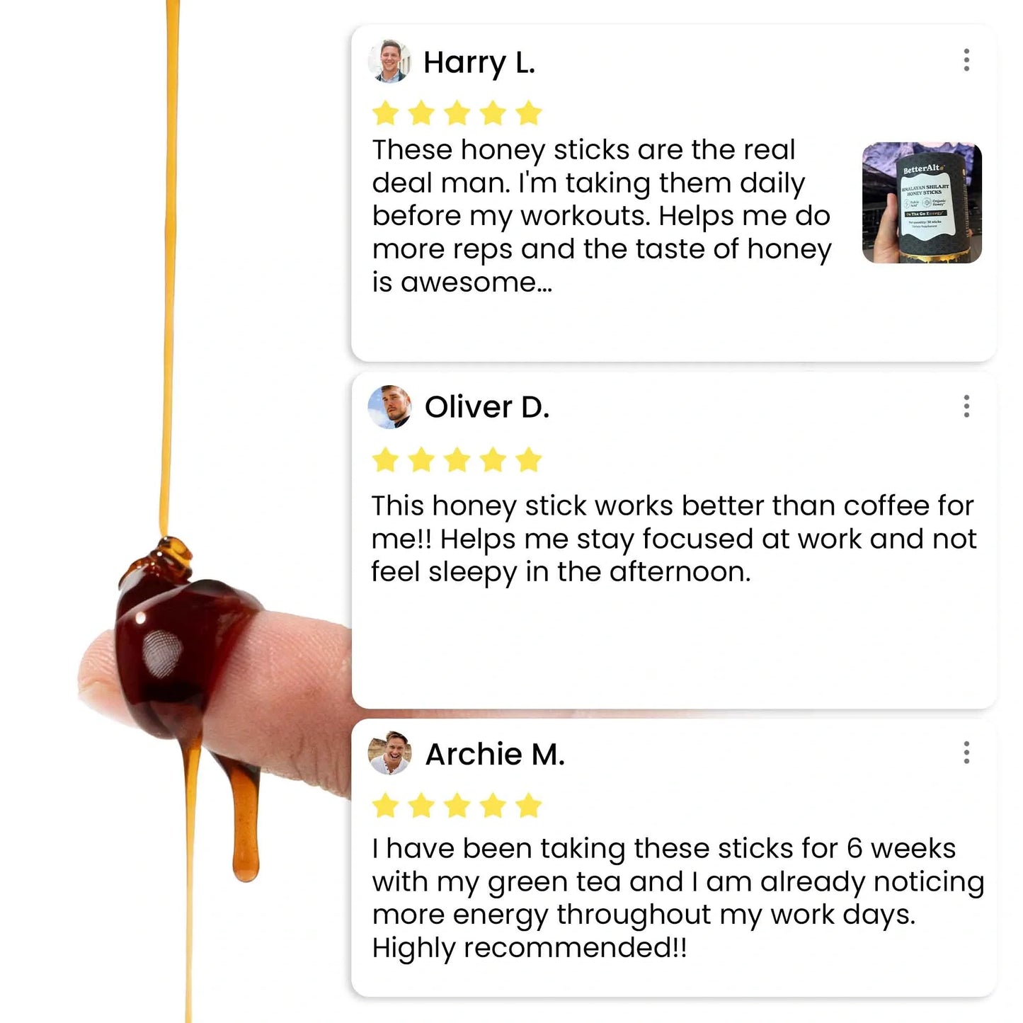 Shilajit Honey Sticks