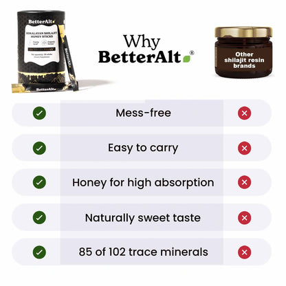 Shilajit Honey Sticks