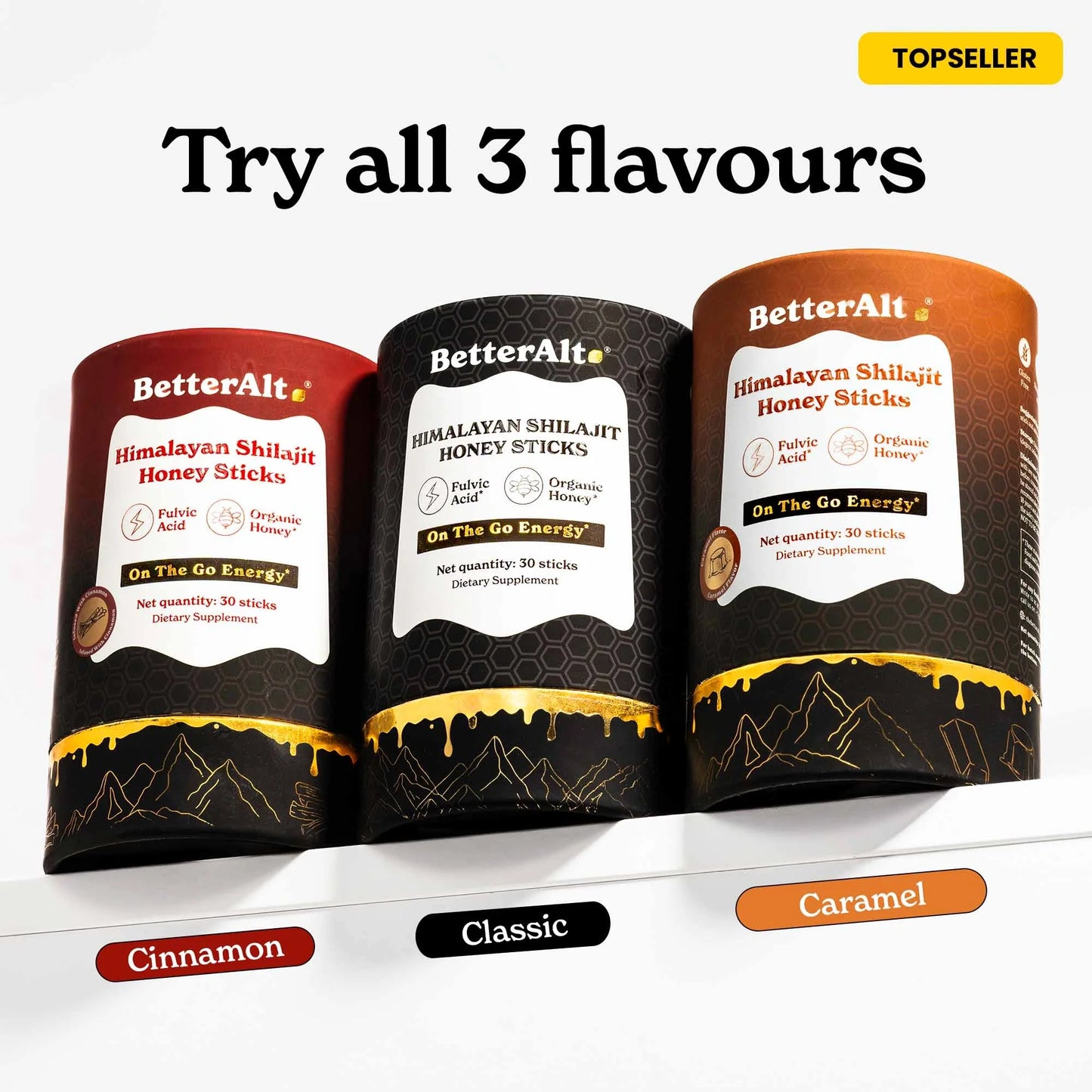 Shilajit Honey Sticks