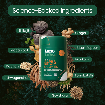Luno™ Shilajit Alpha Gummies